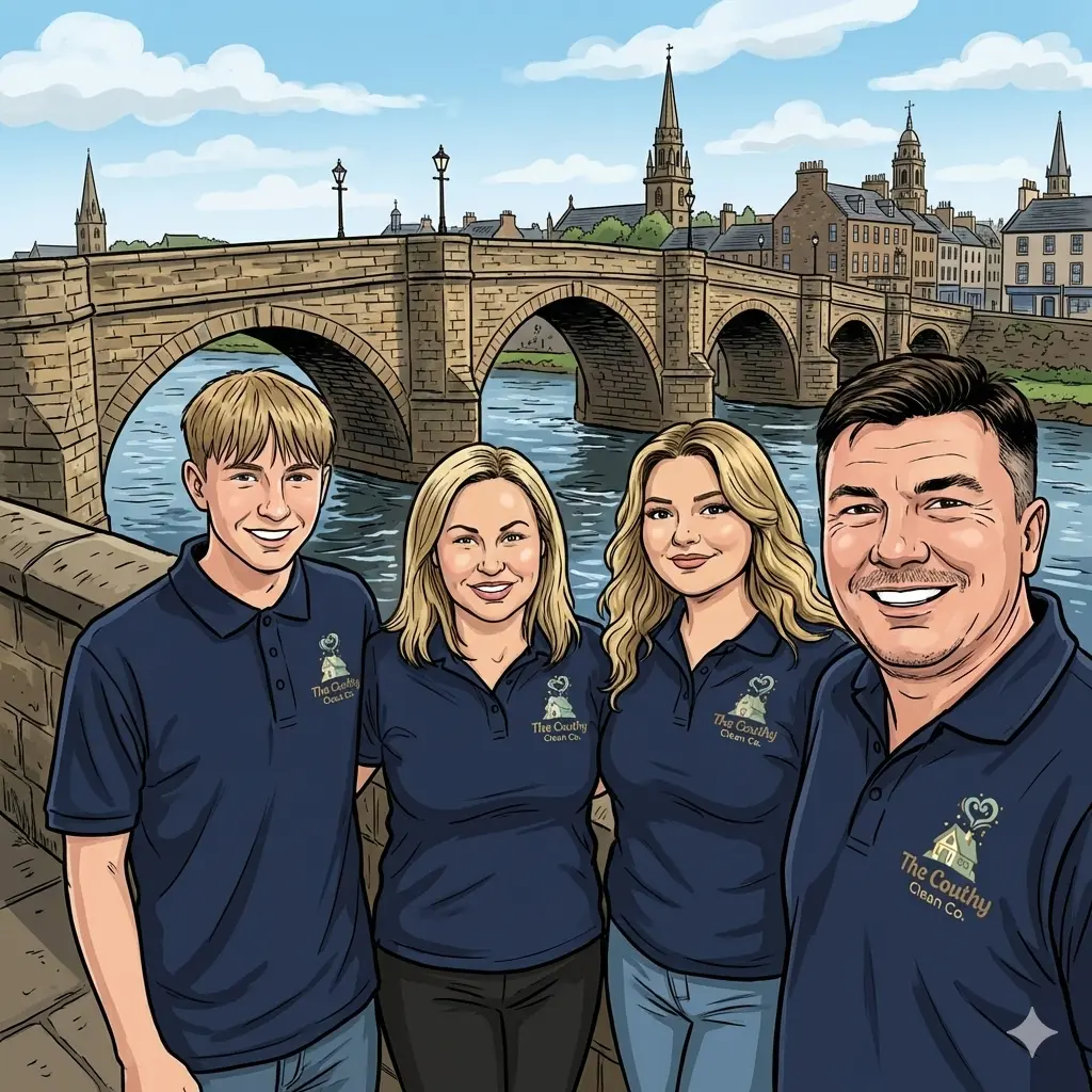 The Couthy Clean Co family team - cleaning services in Ayrshire and South Glasgow